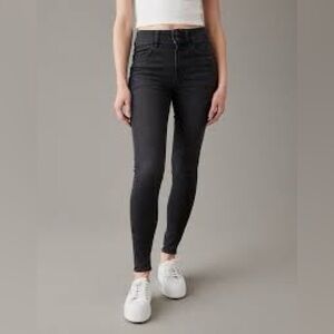 American Eagle Outfitters Black High-Rise Jeggings